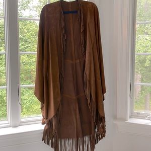 Vintage Ralph Lauren Purple Label Suede Shiloh Wrap